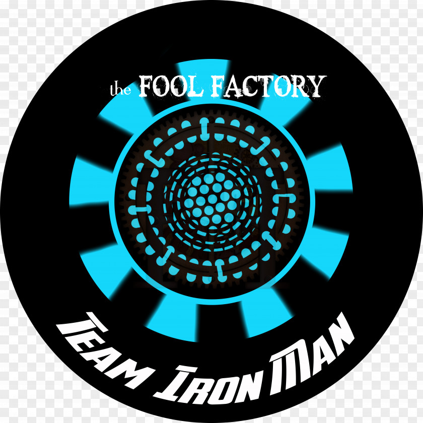 Ironman Symbol Logo Badge Brand Teal PNG