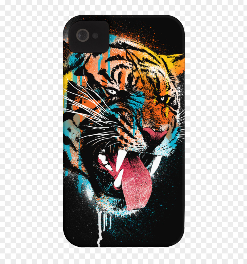 Tiger Watercolor Painting Drawing Art PNG