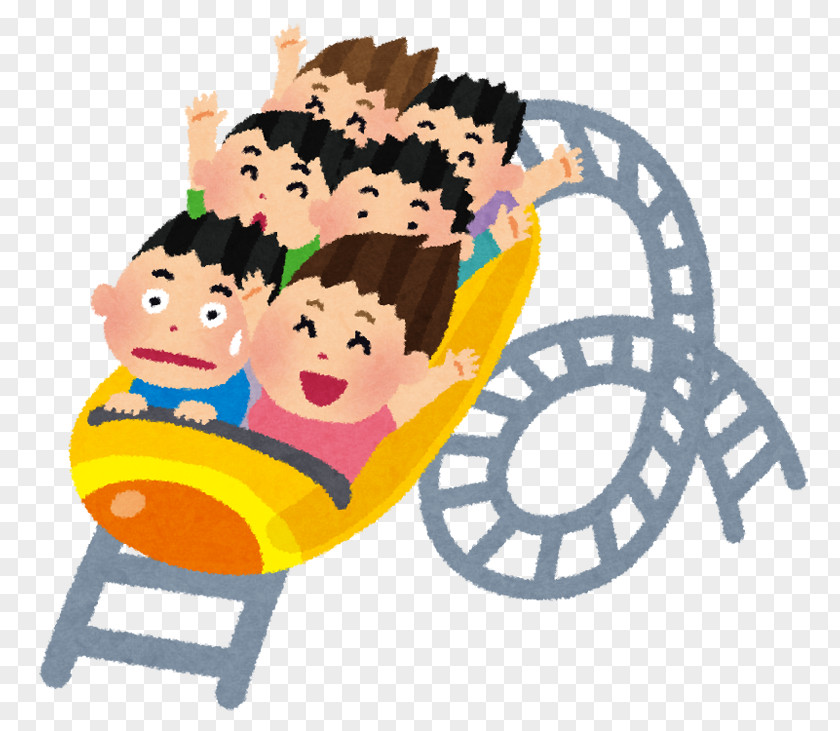 Coaster Roller Tokyo Dome City 絶叫マシン Amusement Park いらすとや PNG