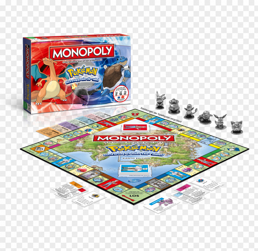 Monopoly USAopoly Pokémon Gold And Silver Board Game PNG