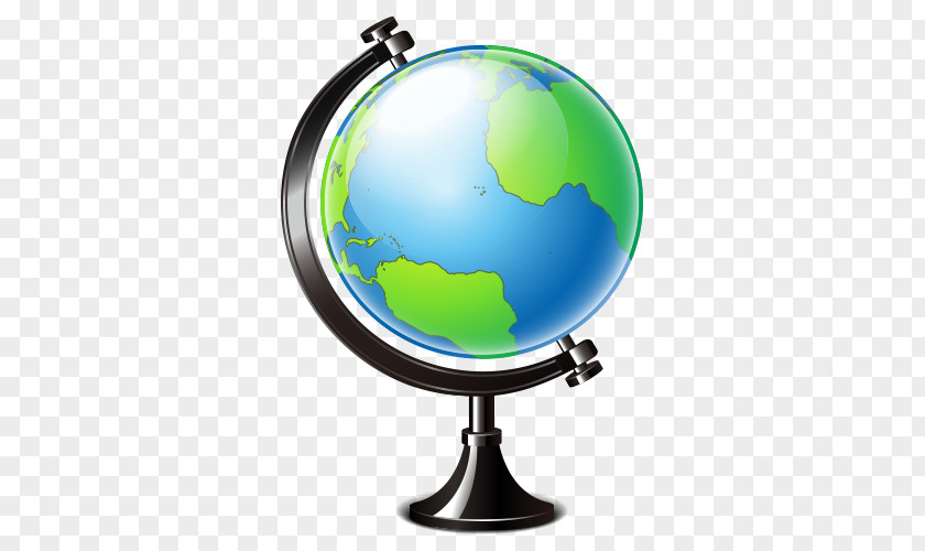 Realistic Vector Globe Sphere Shape Illustration PNG