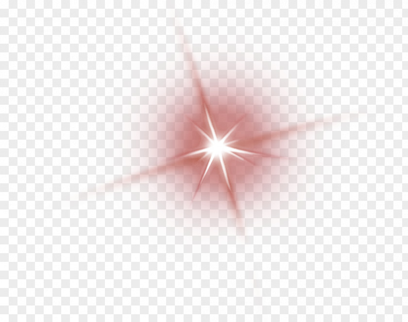 Red Star Effect Element Triangle Symmetry Point Pattern PNG
