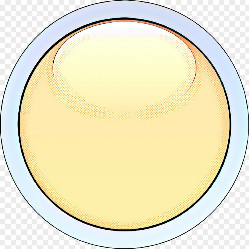 Tableware Yellow Circle PNG
