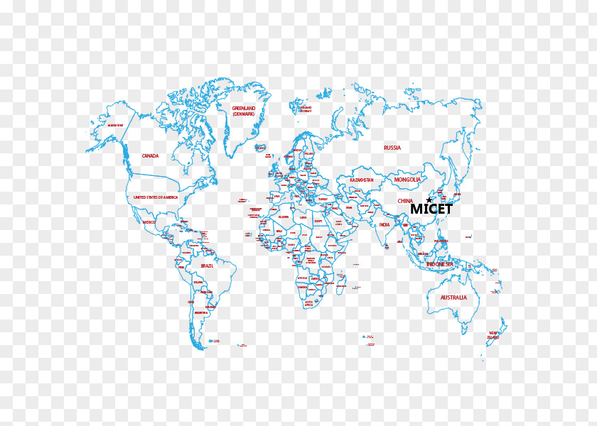 World Map Coloring Book PNG