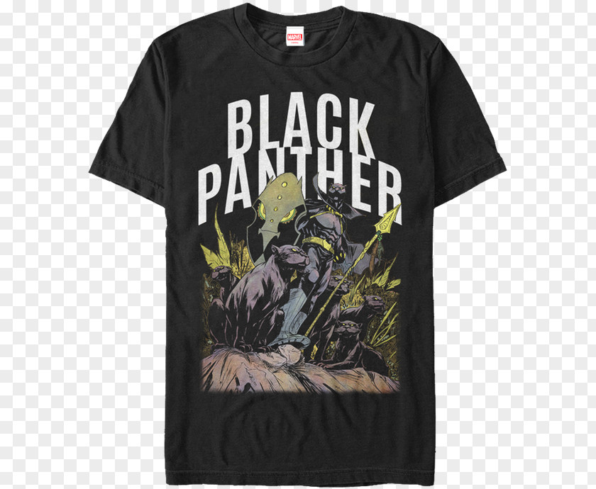 Black Panther T-shirt Clothing Sizes Top PNG