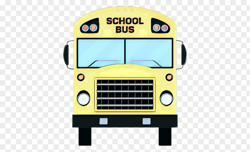 Car Yellow School Bus Cartoon PNG