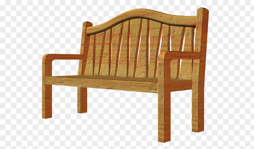 Chair Bench Table Wood PNG