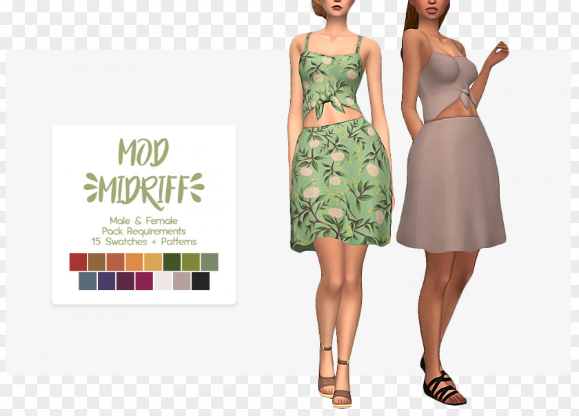 Dress The Sims 4: Get Together Clothing PNG