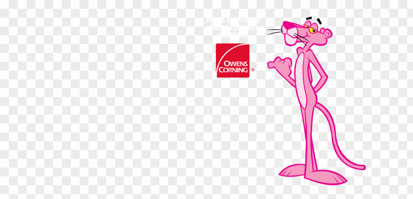 Panther The Pink Owens Corning Logo PNG