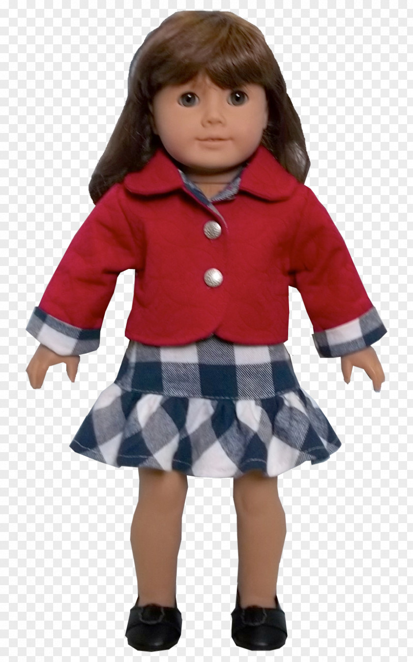 Plaid Jacket Bitty Baby Clothing Skirt Doll PNG