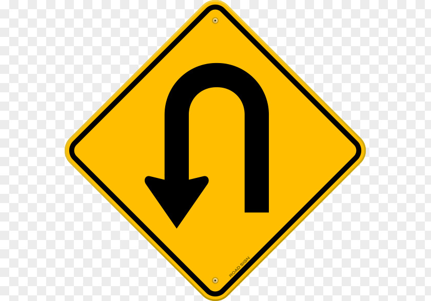 Road Traffic Sign Lane Warning PNG
