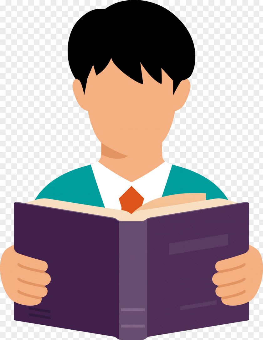 Teacher Reading Book PNG