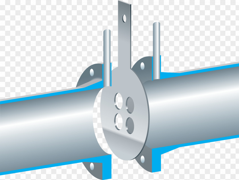 Water Tap Orifice Plate Flow Measurement Venturi Effect Fluid Pipe PNG