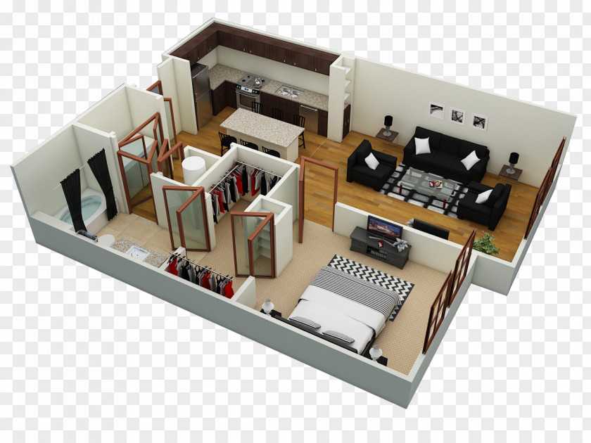 Apartment The Courtney At Universal Boulevard Floor Plan House Orlando PNG