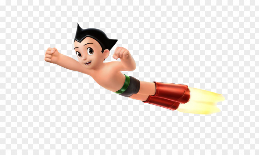 Astro Boy Thumb Figurine Animated Cartoon PNG