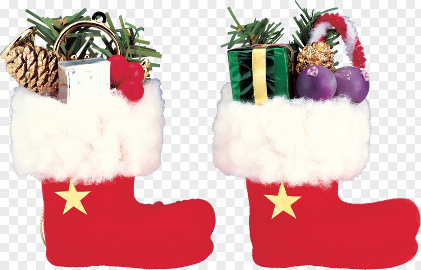 Christmas Stockings Gift Shoe Tree PNG