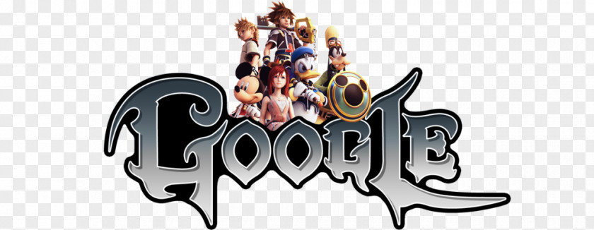 Google Logo Kingdom Hearts II Font PNG