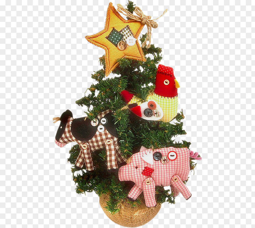 Christmas Stag Tree New Year Holiday Amazing Zoo Ornament PNG