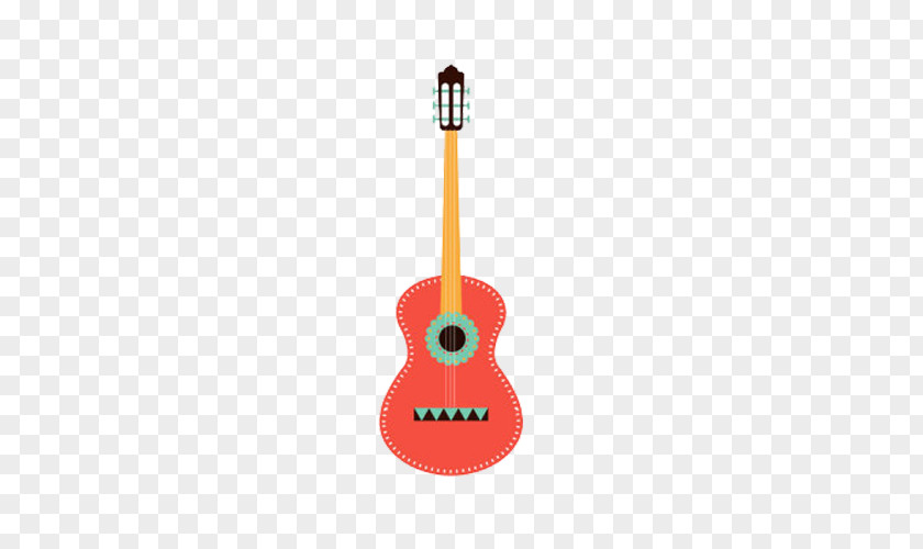 Color Guitar Acoustic Tiple Cuatro PNG