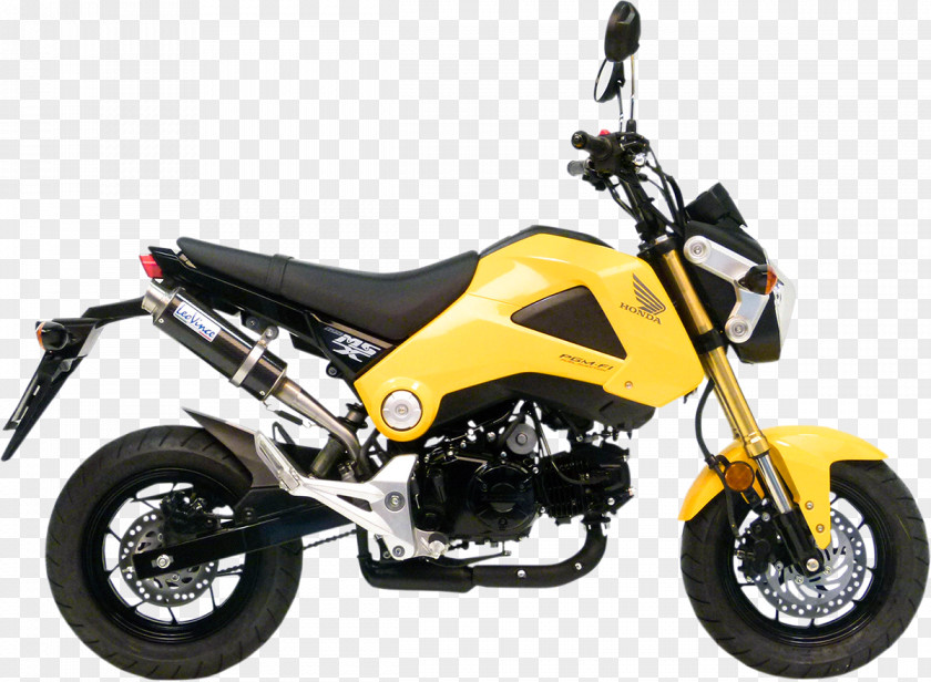 Honda Grom Exhaust System Motorcycle Sport Bike PNG