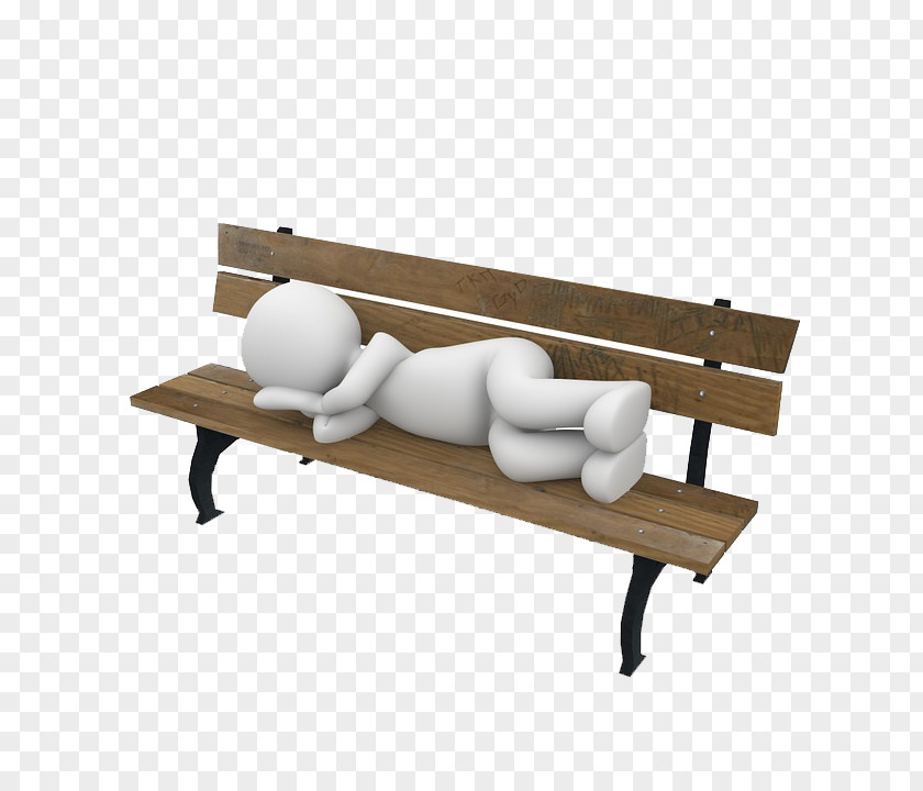 Park Chair Person Sleep Photography Illustration PNG