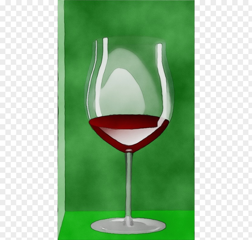 Wine Bottle Snifter Watercolor Background PNG
