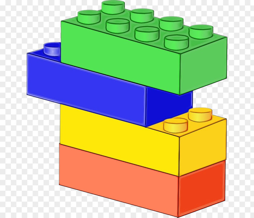Toy Block Angle Line Design Material PNG