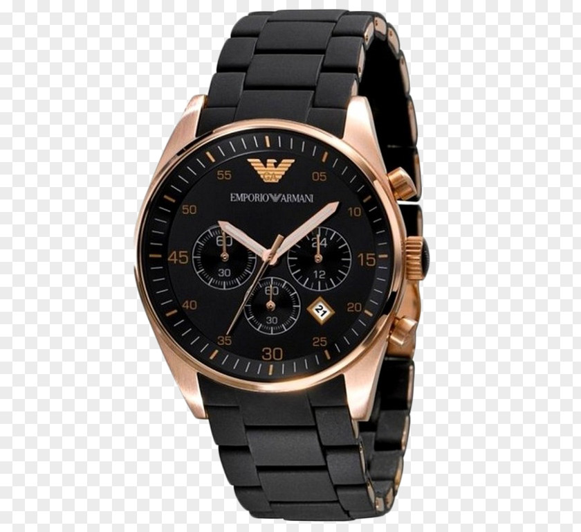 Watch Emporio Armani Sportivo AR5905 Chronograph Quartz Clock PNG