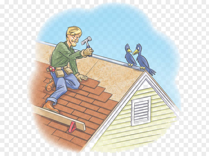 Building Insulation Tradesman Roof Roofer Cartoon Construction Worker Bricklayer PNG