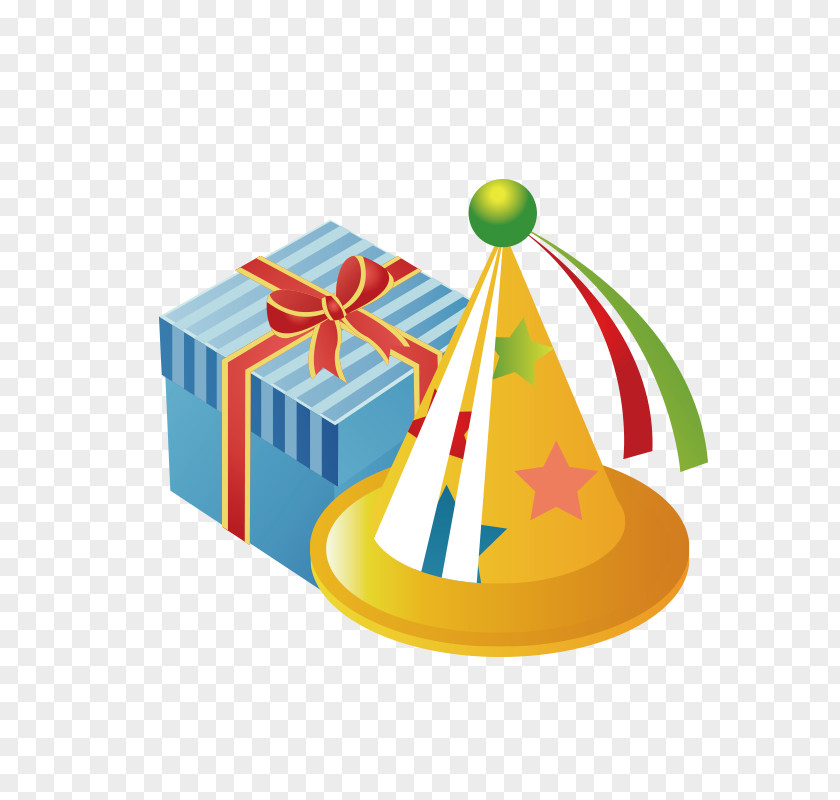 Cartoon Magic Hat Picture Box Gift PNG
