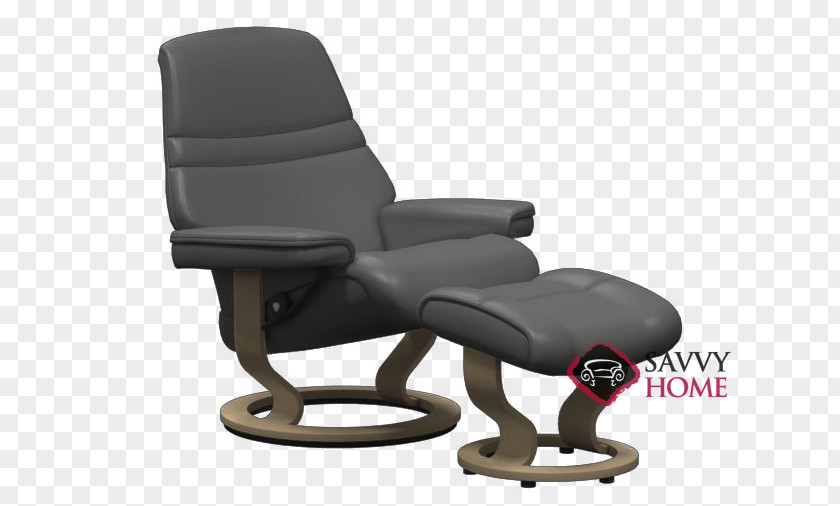 Chair Recliner Ekornes Footstool PNG
