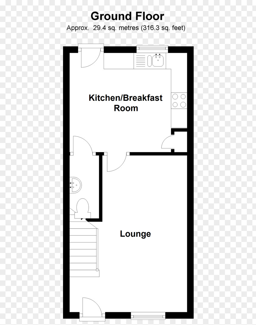 End Of Union House Plan Floor Bedroom Open PNG