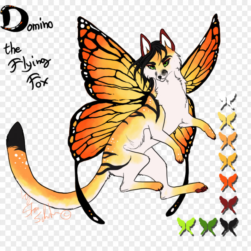 Flying Fox Insect Cartoon Legendary Creature Clip Art PNG
