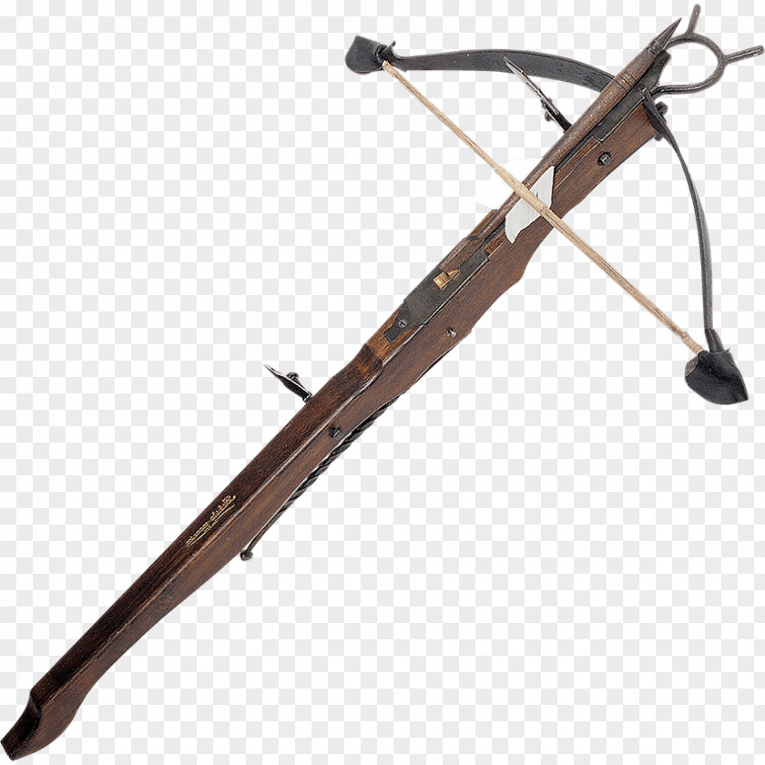 Medieval Larp Crossbow Middle Ages 15th Century Weapon PNG