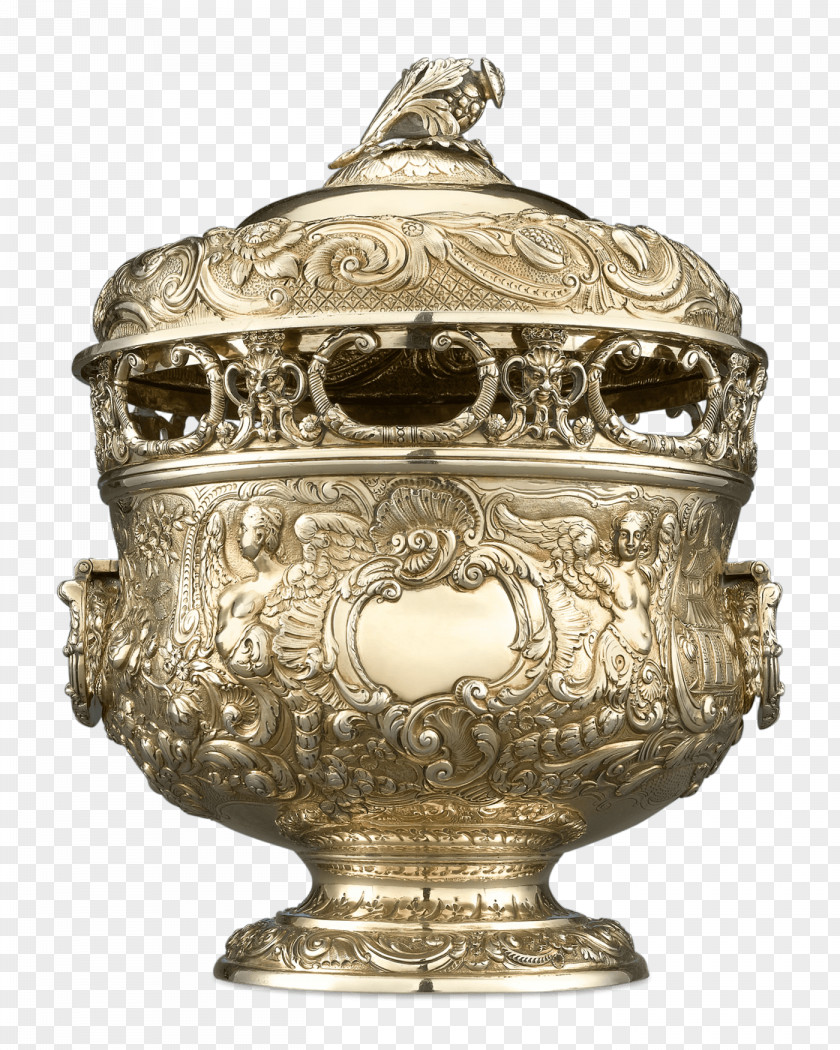 Silver Silver-gilt Gilding Repoussé And Chasing Regency Era PNG