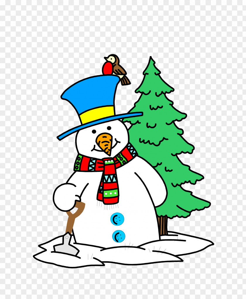Vector Christmas Tree Ornament Snowman Gift PNG