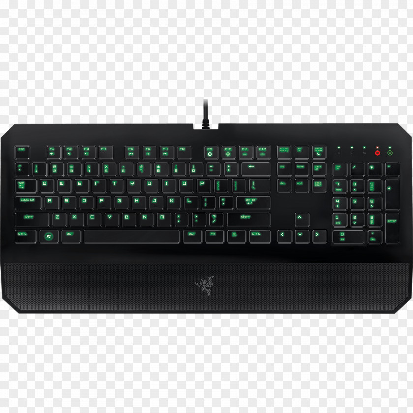 Gamer Computer Keyboard Razer DeathStalker Inc. Gaming Keypad Rollover PNG