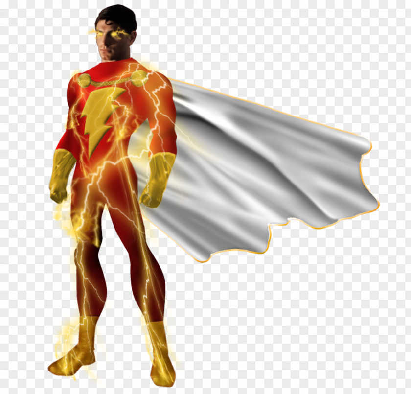 Shazam Captain Marvel Superman Superhero PNG