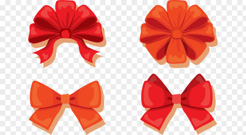 Vector Zhahua Band Ribbon Gift Gratis PNG