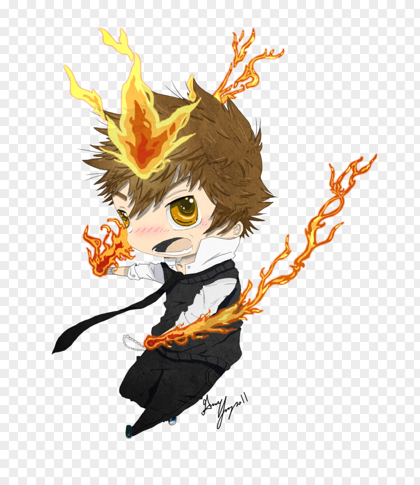 Akira Amano Tsunayoshi Sawada Blue Exorcist Art Reborn! PNG