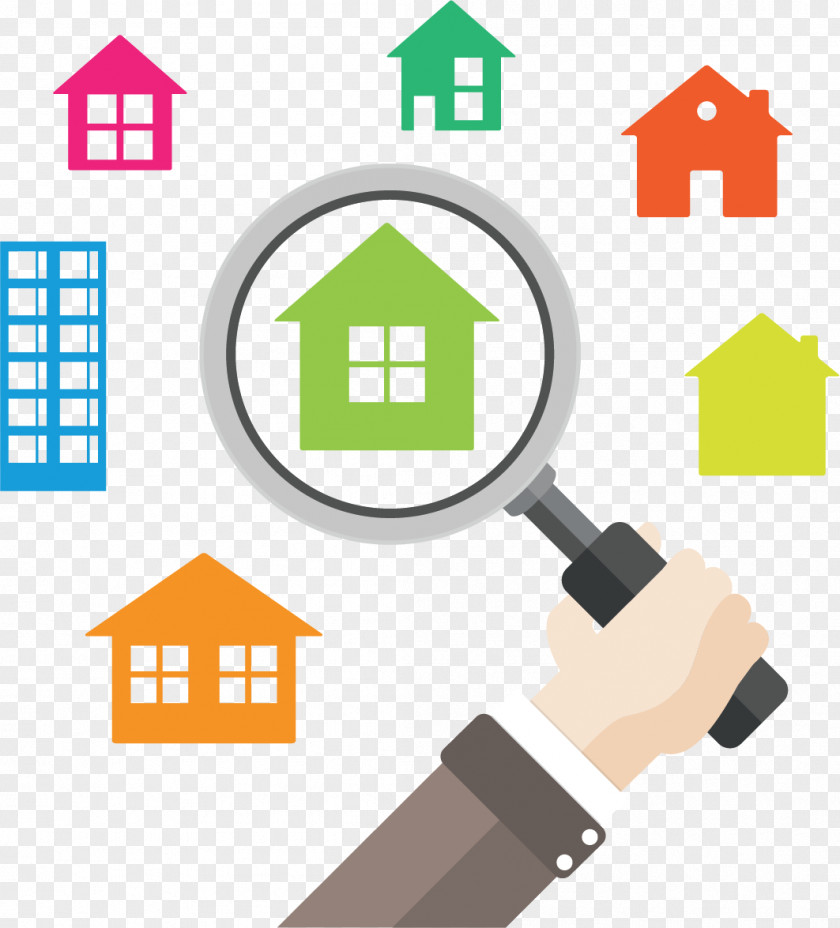 Apartment House Real Estate Hunting Clip Art PNG