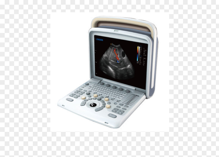 Black H5 Interface App Micro-page Ultrasonography Portable Ultrasound Doppler Echocardiography Medical Imaging PNG