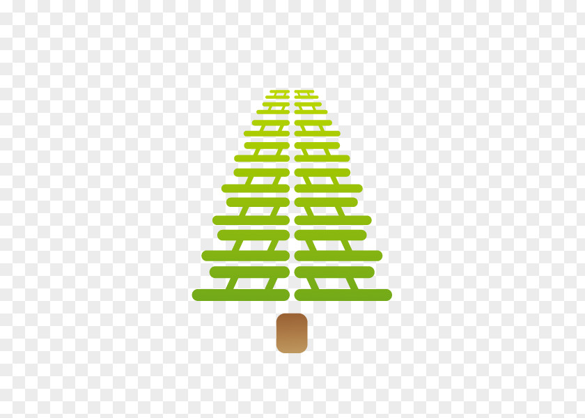 Creative Stairs Splicing Trees Christmas Tree Creativity PNG