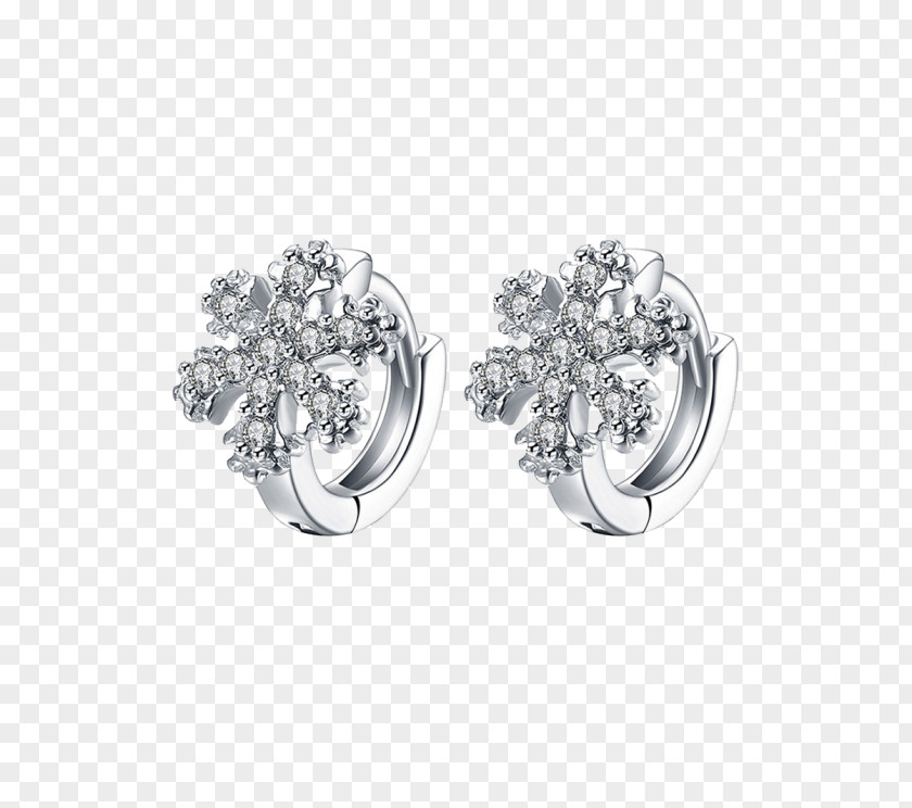Hoop Earring Imitation Gemstones & Rhinestones Jewellery Cubic Zirconia Silver PNG