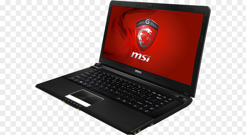Laptop MSI GE70-009US , Intel Core I7-4702, 35.6cm Screen Display, Notebook With 8GB Memory, 750GB Hard Drive + 128GB SSD, Windows 8 Micro-Star International Computer PNG