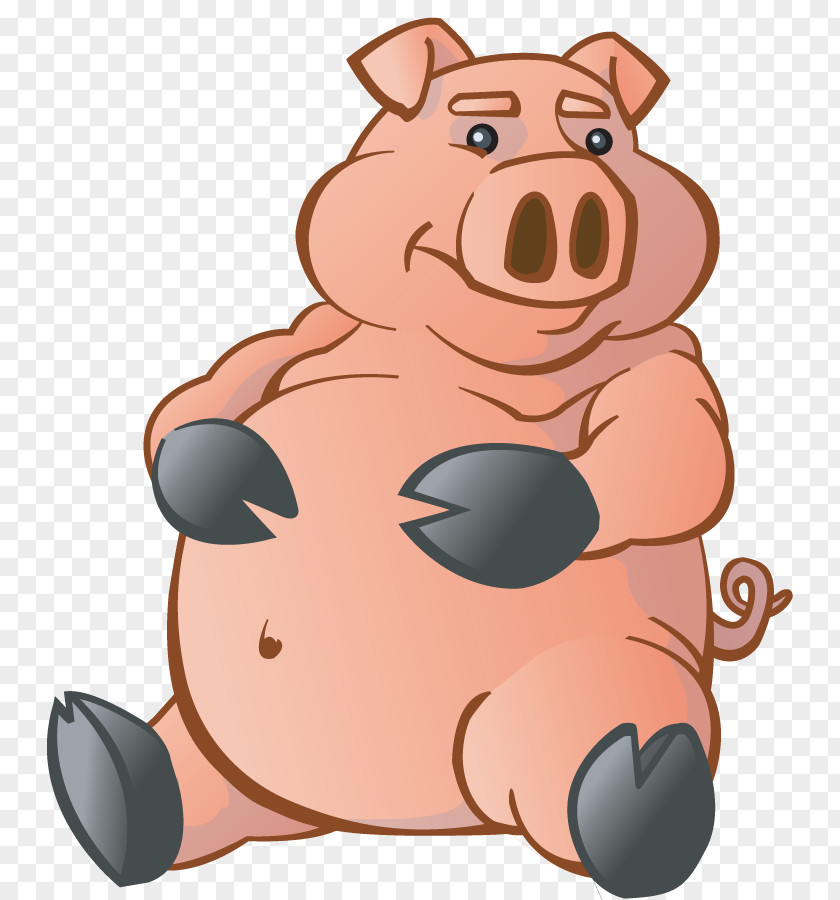 Piglet Pig Cartoon Clip Art PNG