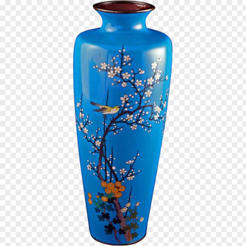 Vase Water Bottles Cobalt Blue PNG
