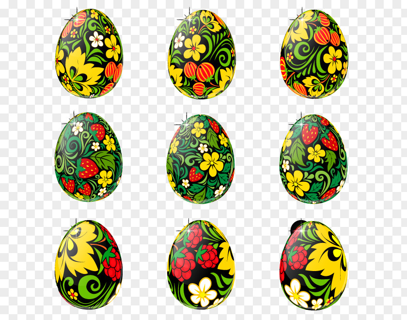 Vector Eggs Easter Egg Ornament Clip Art PNG