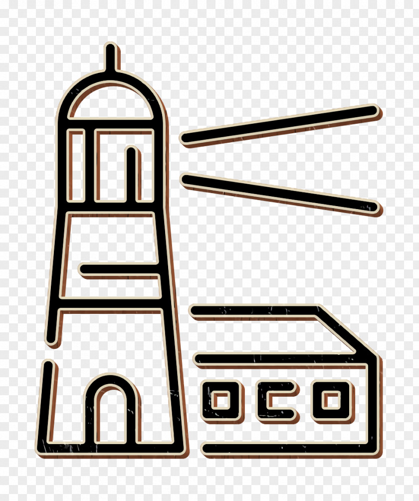 Building Icon Lighthouse Sea PNG