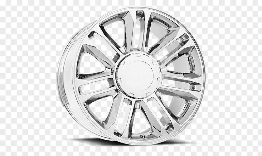 Chromium Plated Alloy Wheel Rim Spoke Chrome Plating PNG